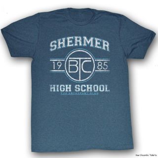 The Breakfast Club Shermer High School 1985 Officially Licensed Shirt 