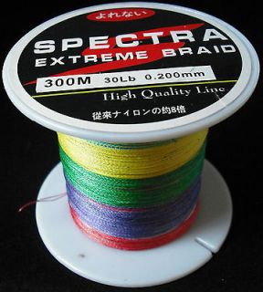 SPECTRA EXTREME Braid Fishing Line 300m 30LB 5 Color