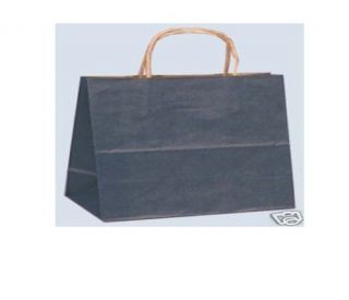 250 Vogue Navy Blue Tinted Kraft Color Paper Shop Bags