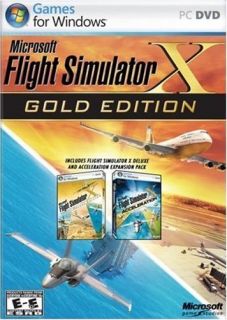   Flight Simulator X Gold Edition PC DVD Windows BRAND NEW From USA