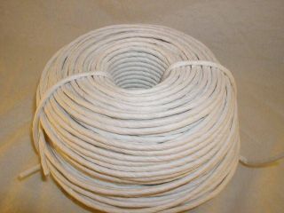 Lb Coil of 6/32 Fibre Rush White, New & Fresh