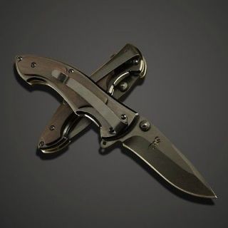 BROWNING New Titanium Ebony Folding Pocket Knife goK152 Camping 
