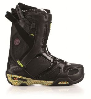   Quickfit Black Scotty Lago Mens Freestyle Park Snowboard Boots 11