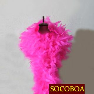 100g Hot Pink Fushia Fuchsia Feather Boa Costume Long Halloween 