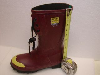 Made in USA Ranger Safety Toe red rubber insulated boot meets ASTM 