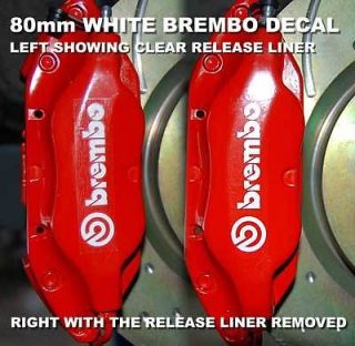 Brake Caliper Decal Sticker to restore Brembo brake calipers x1 80mm