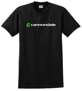 CANNONDALE BICYCLE T SHIRT MOUNTAIN BIKE RACE ROAD CYCLING LIME BLACK