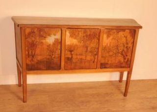 French Antique Arts and Craft Cabinet Sideboard Credenza Server