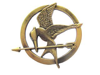 The Hunger Games Mockingjay Pin Badge Brooch Bronze