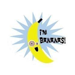 BANANAS! CUTE FUNNY VINYL CAR TRUCK STICKER/DECAL by Evilkid