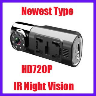 Wide 150° HD 720P IR Night Vision Car Dash Cam Video Camera Recorder 