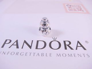 New Authentic Pandora 925 Sterling Silver SNOWMAN Charm Bead 