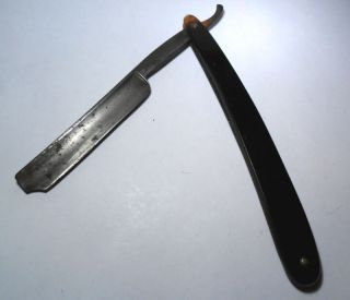 ANTIQUE THE KING STRAIGHT RAZOR SIMMONS HARDWARE CO GERMANY COLLECTORS 