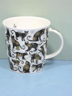 NEW Dunoon Fine Bone China Cairngorm Shape Mug Fantasia CAT by Jane 