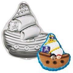 Pirate Ship Haunted Witches Hat Shaped Novelty Birthday Party Cake Pan