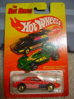 New HOT WHEELS 2012 2011 The Hot Ones 1984 84 Pontiac Fiero Red Gold 