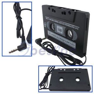 New Car Cassette Tape Adapter Transmitters for  IPOD Nano CD IPHONE 