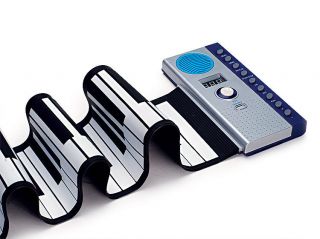 New Soft 61 Key MIDI Roll up Electric Keyboard Piano Flexible Portable 