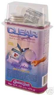 Castin Craft Clear Polyester Casting Resin Liquid Plastic w/ Catalyst 