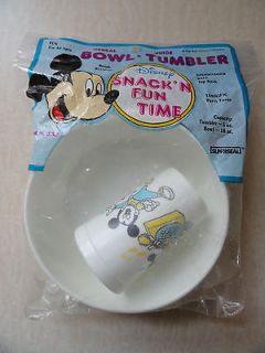 Mickey Mouse Disney Cereal Bowl & Juice Tumbler Eagle