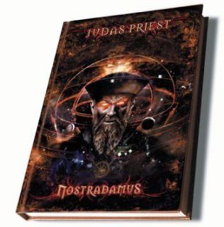 JUDAS PRIEST Nostradamus 2 CD BOXSET BOOK LTD+PASS SEALED HALFORD LP 