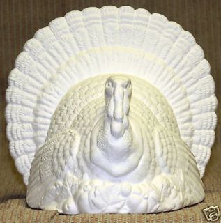 Ceramic Bisque Turkey from Ceramichrome Mold 1930 U Paint Ready To 