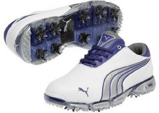2011 Puma Golf Super Cell Fusion Ice Mens Golf Shoes Wht/Slv/Surf $220 