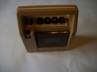 FISHER PRICE CASSETTE PLAYER #3808 FROM 1987 NICE SHAPE $1 START TAKE 