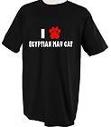 EGYPTIAN MAU CAT CATS LOVE PET PAW T SHIRT TEE SHIRT