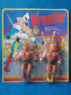 Vintage Toy Figures   KNOCK OFF WRESTLERS   MOC   Wrestling Bootleg 