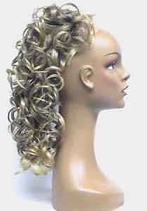 NEW PAGEANT DRAWSTRING HAIRPIECE #24/14 LOOSE CURLS WIG HAIR PIECE