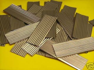 35 pieces of 1/24 1/25 G scale Aluminum corrugated metal roofing (B1)