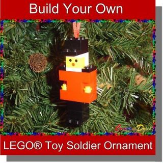 Build Your Own LEGO® Toy Soldier Christmas Ornament