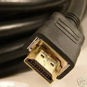   PREMIUM HDMI 24AWG CABLE High Speed + LCD HD 75FT GOLD PS3 HDTV 1080P