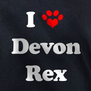 LOVE DEVON REX T SHIRT cat kitten owners gift