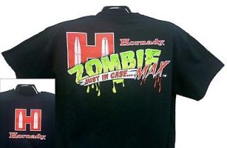 XL Hornady Zombie Z Max Ammunition Promo Shirt Gun Ammo Apocalypse 