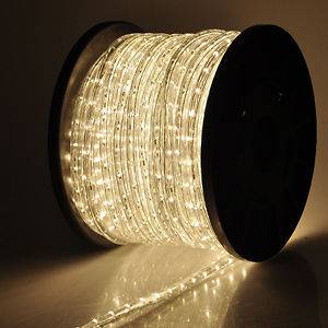   Wire Decorative Outdoor Home Indoor Cuttable 110V LED Rope Light 150ft