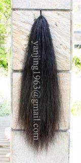 New Natural Black Horse Tail Extension 3/4Lb 28 30 aB2