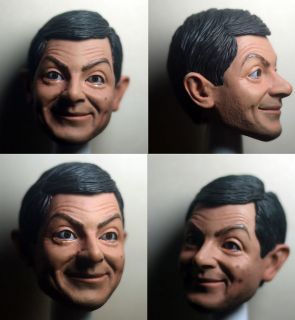 Custom made 1/6 Mr Bean figure head Sculpt for hot toys enterbay ttl 