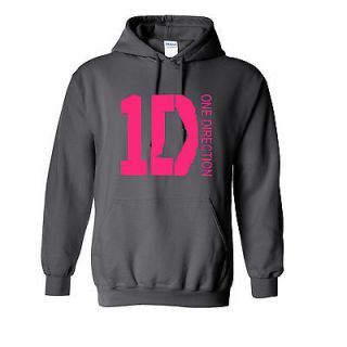New ONE DIRECTION Hooded Sweatshirt 1D Boys Band Fan Hoodie Pink S 5XL