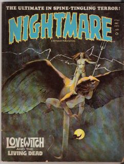 Nightmare #6 VG+ 4.5 Skywald Magazine Love Witch And The Living Dead 