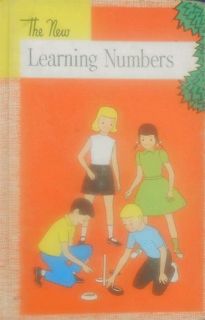 4th Grade 1957 Math Book The New Learning Numbers Hardcover 