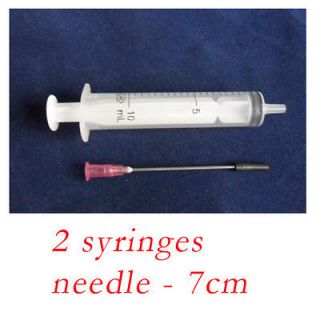 syringe for refillable ink jet cartridge HP Canon Lexmark Brother w 