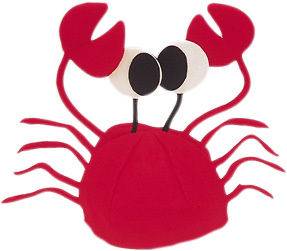 Childs Or Adult Felt Crab Funny Costume Hat