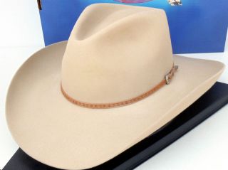 Resistol Cowboy Hat 4X Beaver Fur Ranch Tan Sheridan