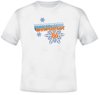 Hot Tub Time Machine Winterfest 86 Logo T Shirt