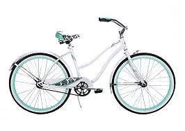 Huffy Cranbrook 26 Ladies Beach Cruiser Bike Bicycle Aqua White 