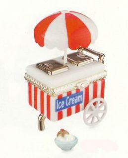 Ice Cream Cart Hinged Box w/ Mini Ice Cream Midwest
