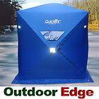 New Blue Ice Fishing House Shelter Shanty 2 Persons Man 600D Oxford 