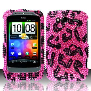 BLING Crystal Hard Snap Phone Protect Cover Case for HTC WILDFIRE S 